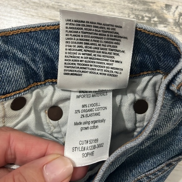 AGOLDE Distressed Knee Skinny Jeans Size 26 - Picture 7 of 11